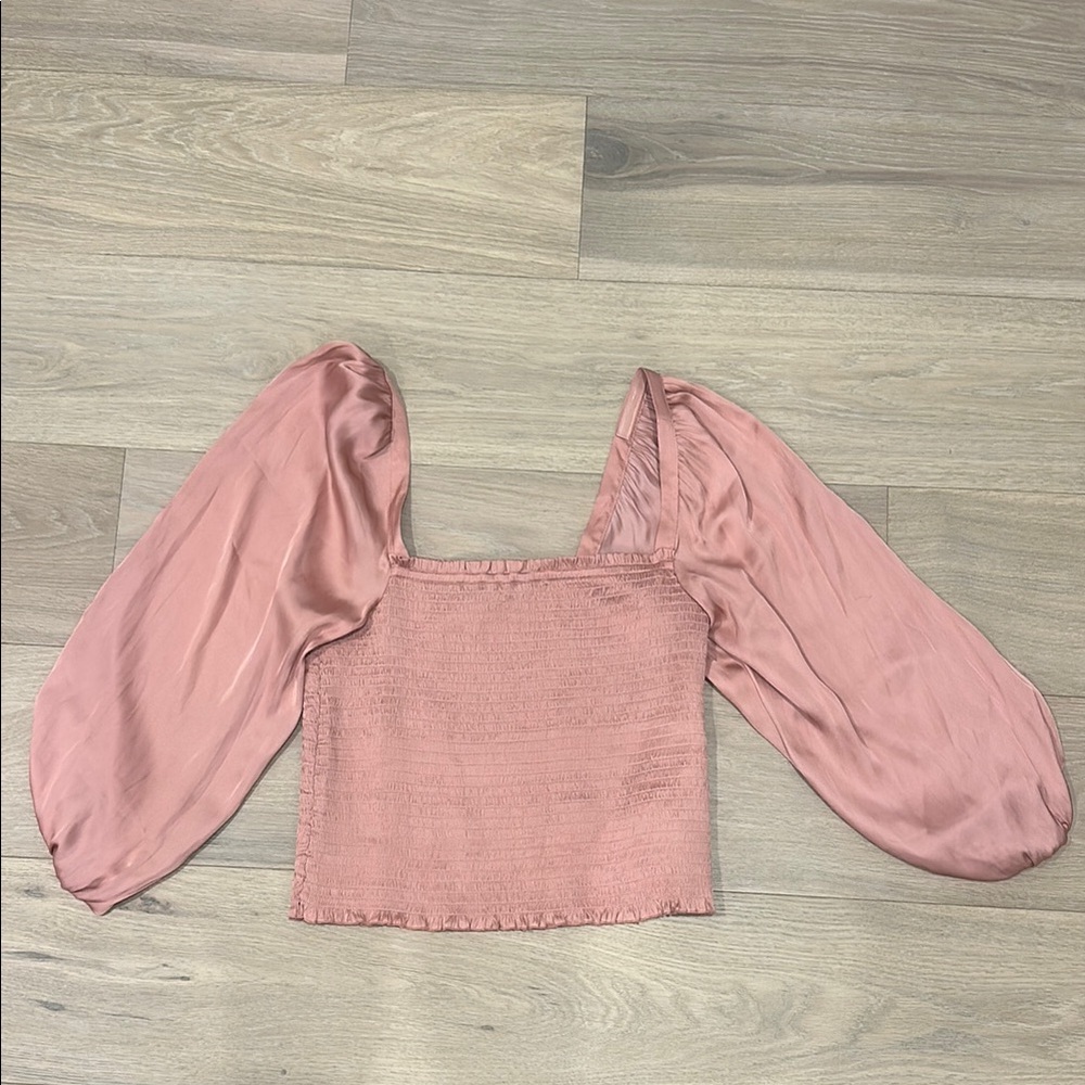 J Crew pink blouse